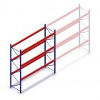 Gebrauchtes Stow Palettenregal 5000x2700x900mm (hxbxt) 3 Ebenen Anfangsregal