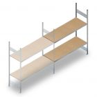 Weitspannregal HD 2000x2250x600 mm (hxbxt) 2 Ebenen Anbauregal