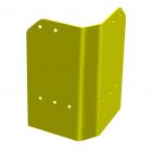 Eckschutz 400 mm gelb