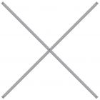 Kreuzstreben-Set 1150 mm für Medium Duty Fachbodenregal