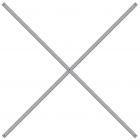 Kreuzstreben für Light Duty Fachbodenregal 550, 850 und 1000 mm