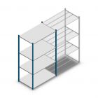 Fachbodenregal Medium Duty 2000x1150x700mm (hxbxt) 4 Ebenen blau Anfangsregal