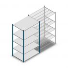 Fachbodenregal Medium Duty 2000x1150x800mm (hxbxt) 5 Ebenen blau Anfangsregal