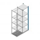 Fachbodenregal Medium Duty 2000x550x500mm (hxbxt) 5 Ebenen blau Anbauregal