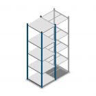 Fachbodenregal Medium Duty 2000x550x600mm (hxbxt) 5 Ebenen blau Anfangsregal