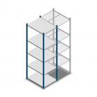 Fachbodenregal Medium Duty 2000x550x700mm (hxbxt) 5 Ebenen blau Anfangsregal