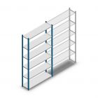 Fachbodenregal Medium Duty 2000x1150x300mm (hxbxt) 6 Ebenen blau Anfangsregal