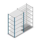 Fachbodenregal Medium Duty 2200x1150x800mm (hxbxt) 6 Ebenen blau Anfangsregal