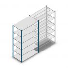 Fachbodenregal Medium Duty 2000x1300x700mm (hxbxt) 6 Ebenen blau Anfangsregal