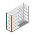 Fachbodenregal Medium Duty 2200x1300x800mm (hxbxt) 6 Ebenen blau Anfangsregal