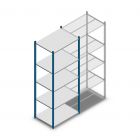 Fachbodenregal Medium Duty 2200x850x600mm (hxbxt) 5 Ebenen blau Anfangsregal