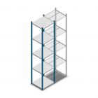 Fachbodenregal Medium Duty 2500x550x500mm (hxbxt) 5 Ebenen blau Anfangsregal