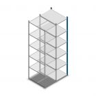 Fachbodenregal Medium Duty 2500x550x800mm (hxbxt) 6 Ebenen blau Anbauregal