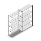 Fachbodenregal Medium Duty 2000x1150x400mm (hxbxt) 5 Ebenen anthrazit Anbauregal