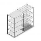 Fachbodenregal Medium Duty 2000x1150x800mm (hxbxt) 5 Ebenen anthrazit Anfangsregal