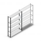 Fachbodenregal Medium Duty 2000x1300x300mm (hxbxt) 5 Ebenen anthrazit Anfangsregal