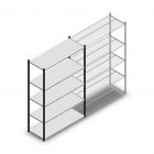 Fachbodenregal Medium Duty 2000x1300x500mm (hxbxt) 5 Ebenen anthrazit Anfangsregal