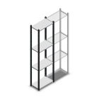 Fachbodenregal Medium Duty 2000x550x300mm (hxbxt) 4 Ebenen anthrazit Anfangsregal