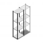 Fachbodenregal Medium Duty 2000x550x400mm (hxbxt) 4 Ebenen anthrazit Anfangsregal