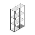 Fachbodenregal Medium Duty 2000x550x400mm (hxbxt) 4 Ebenen anthrazit Anfangsregal