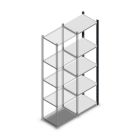 Fachbodenregal Medium Duty 2000x550x400mm (HxBxT) 5 Ebenen anthrazit Anbauregal