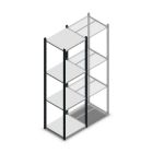 Fachbodenregal Medium Duty 2000x550x500mm (hxbxt) 4 Ebenen anthrazit Anfangsregal
