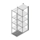 Fachbodenregal Medium Duty 2000x550x500 mm (HxBxT) 5 Ebenen anthrazit Anbauregal