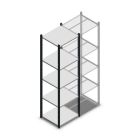 Fachbodenregal Medium Duty 2000x550x500mm (hxbxt) 5 Ebenen anthrazit Anfangsregal