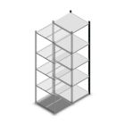 Fachbodenregal Medium Duty 2000x550x600mm (HxBxT) 5 Ebenen anthrazit Anbauregal