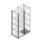 Fachbodenregal Medium Duty 2000x550x600mm (hxbxt) 5 Ebenen anthrazit Anfangsregal