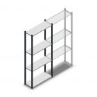 Fachbodenregal Medium Duty 2000x850x300mm (hxbxt) 4 Ebenen anthrazit Anfangsregal