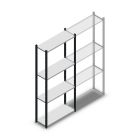 Fachbodenregal Medium Duty 2000x850x300mm (hxbxt) 4 Ebenen anthrazit Anfangsregal