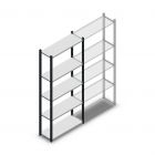 Fachbodenregal Medium Duty 2000x850x300mm (hxbxt) 5 Ebenen anthrazit Anfangsregal