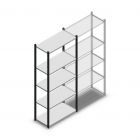 Fachbodenregal Medium Duty 2000x850x400mm (hxbxt) 5 Ebenen anthrazit Anfangsregal