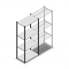 Fachbodenregal Medium Duty 2000x850x500mm (hxbxt) 4 Ebenen anthrazit Anfangsregal