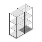 Fachbodenregal Medium Duty 2000x850x700mm (hxbxt) 4 Ebenen anthrazit Anfangsregal