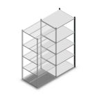 Fachbodenregal Medium Duty 2000x850x700 mm (HxBxT) 5 Ebenen anthrazit Anbauregal