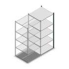 Fachbodenregal Medium Duty 2000x850x800mm (hxbxt) 5 Ebenen anthrazit Anbauregal