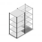 Fachbodenregal Medium Duty 2000x850x800mm (hxbxt) 5 Ebenen anthrazit Anfangsregal