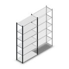 Fachbodenregal Medium Duty 2000x1000x400mm (hxbxt) 6 Ebenen anthrazit Anfangsregal