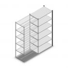 Fachbodenregal Medium Duty 2200x1000x600mm (hxbxt) 6 Ebenen Anthrazit Anbauregal