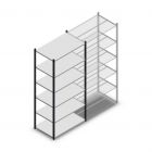 Fachbodenregal Medium Duty 2200x1000x600mm (hxbxt) 6 Ebenen anthrazit Anfangsregal