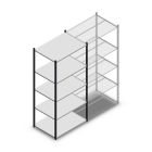 Fachbodenregal Medium Duty 2200x1000x700mm (hxbxt) 5 Ebenen anthrazit Anfangsregal