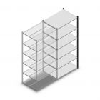 Fachbodenregal Medium Duty 2200x1000x700mm (hxbxt) 6 Ebenen anthrazit Anbauregal