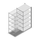 Fachbodenregal Medium Duty 2200x1000x800mm (HxBxT) 6 Ebenen anthrazit Anbauregal
