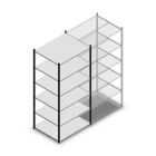 Fachbodenregal Medium Duty 2200x1000x800mm (hxbxt) 6 Ebenen anthrazit Anfangsregal