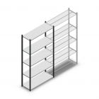 Fachbodenregal Medium Duty 2200x1150x400mm (hxbxt) 5 Ebenen anthrazit Anfangsregal