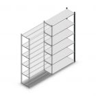 Fachbodenregal Medium Duty 2000x1150x400mm (hxbxt) 6 Ebenen anthrazit Anbauregal