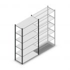 Fachbodenregal Medium Duty 2000x1150x500mm (hxbxt) 4 Ebenen anthrazit Anfangsregal