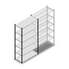 Fachbodenregal Medium Duty 2000x1150x500mm (hxbxt) 4 Ebenen anthrazit Anfangsregal